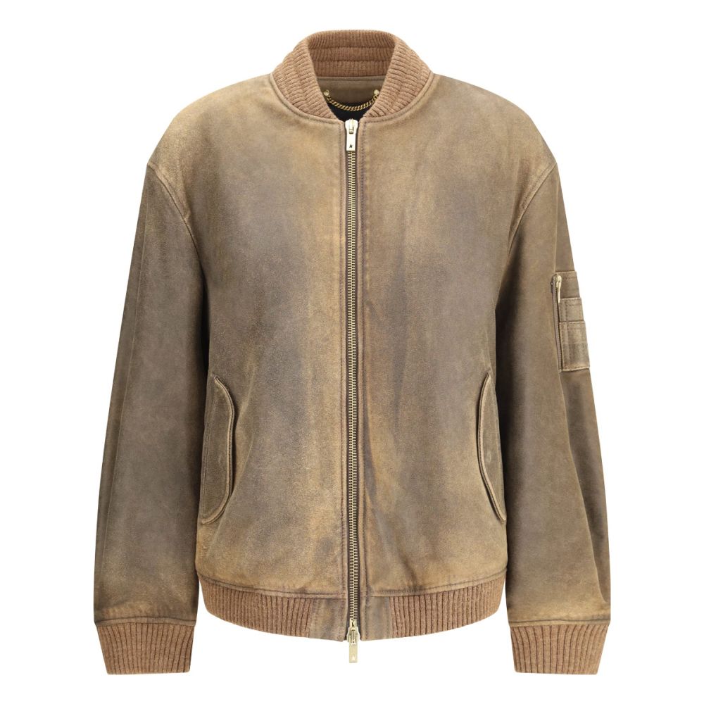 Veste en cuir 'Zip Closure' pour Hommes