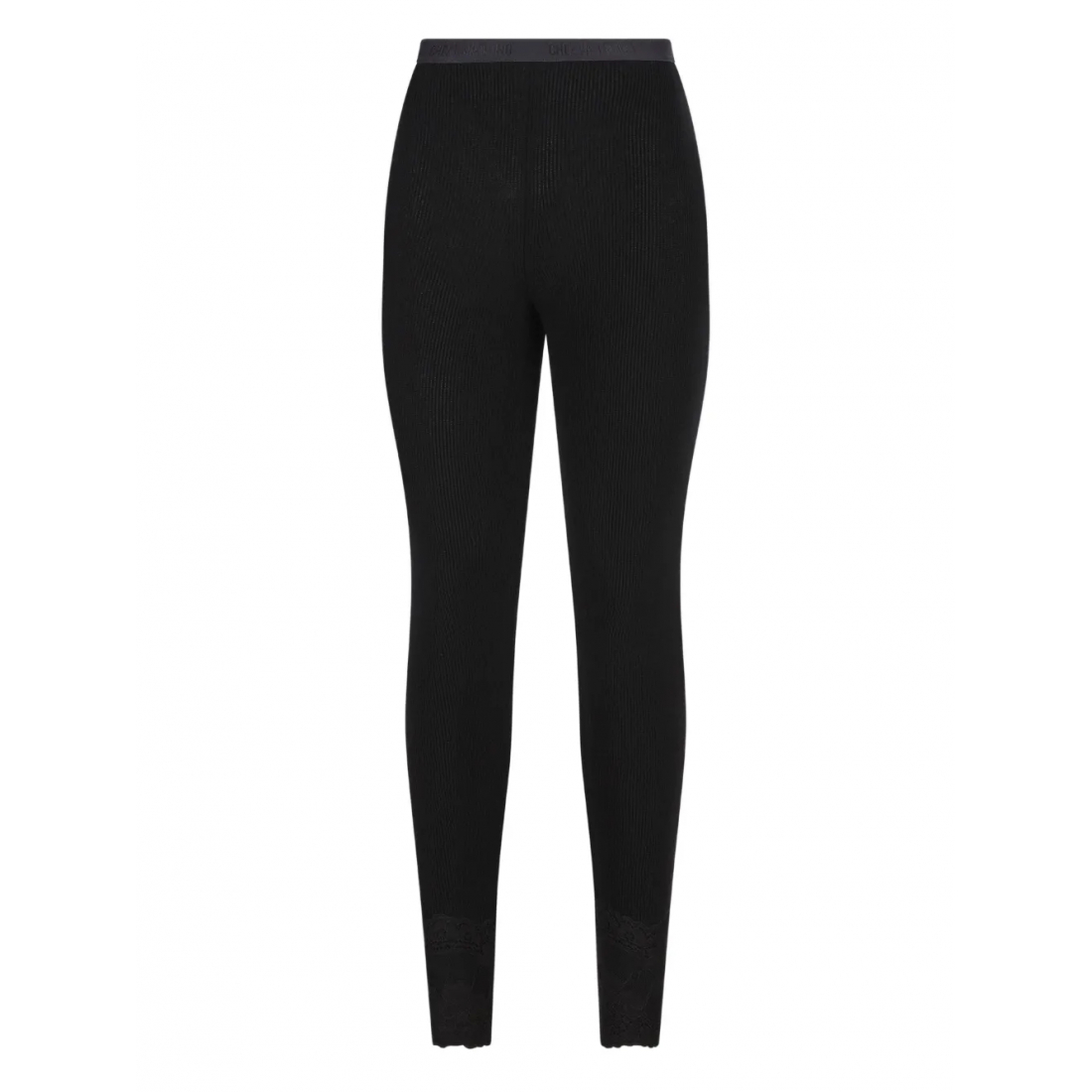 Leggings 'Ribbed Lace-Detailed' pour Femmes