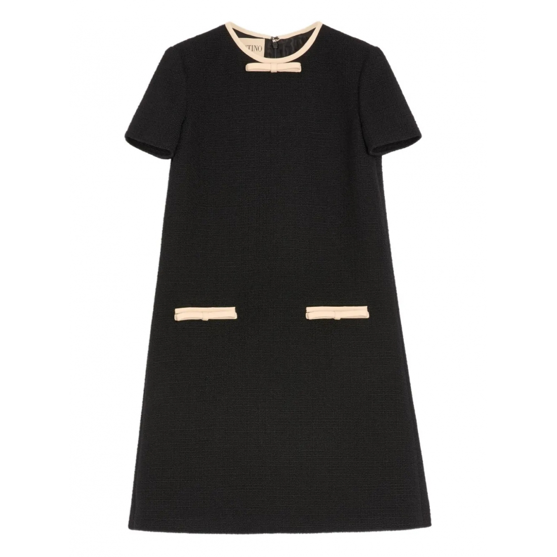 Women's 'Bow-Embellished Tweed' Mini Dress