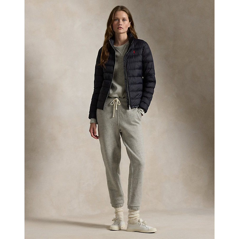 'Water-Repellant Quilted Packable Jacket' pour Femmes