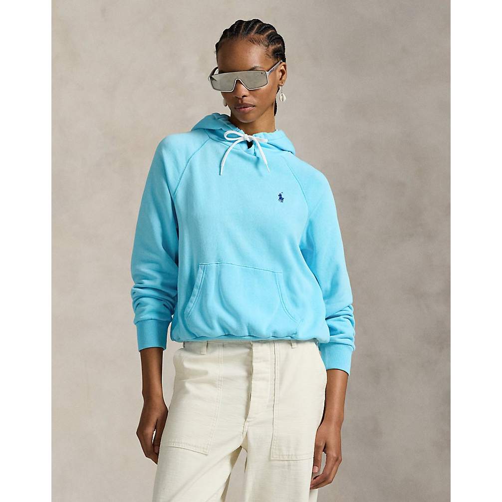 'Shrunken Fit Lightweight Fleece Hoodie' pour Femmes