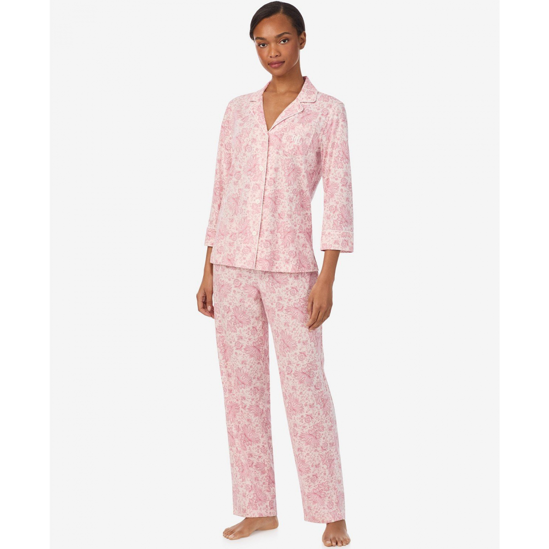 '3/4-Sleeve Pajama Set' pour Femmes
