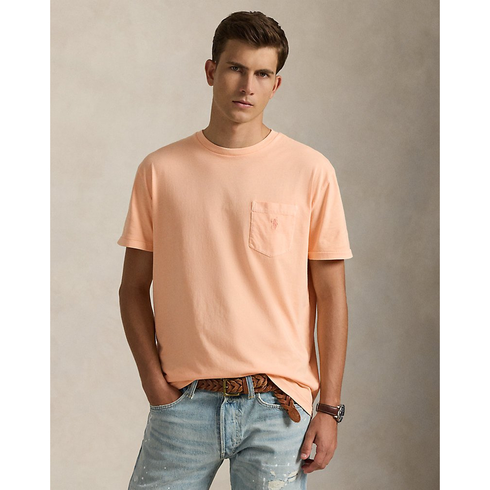 'Classic Fit Mineral-Dyed Jersey T-Shirt' pour Hommes
