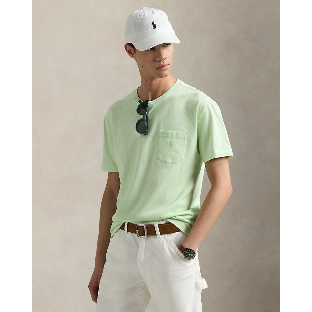 'Classic Fit Mineral-Dyed Jersey T-Shirt' pour Hommes