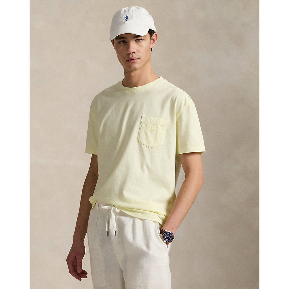 'Classic Fit Mineral-Dyed Jersey T-Shirt' pour Hommes