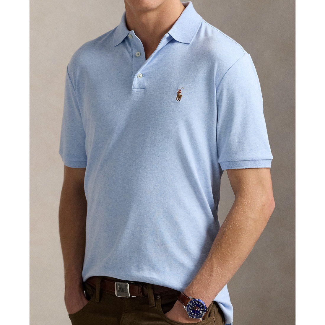 'Classic Fit Soft Cotton Polo' pour Hommes