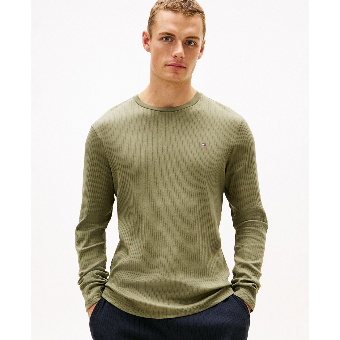 Chemise de pyjama 'Ribbed' pour Hommes