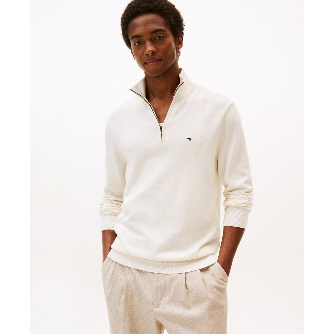 Pull 'Essential Quarter-Zip' pour Hommes