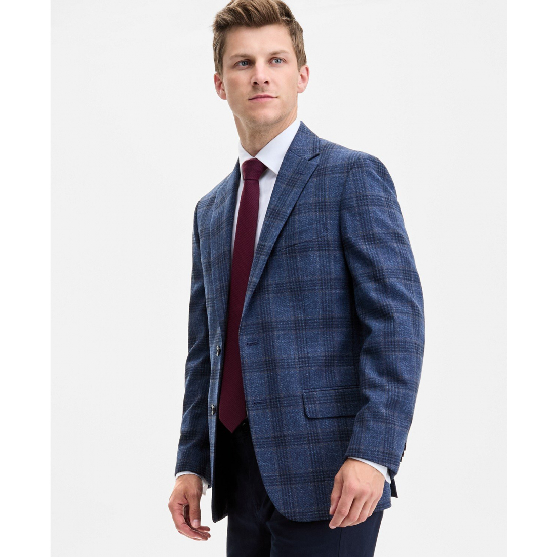 Blazer 'Modern-Fit Check' pour Hommes