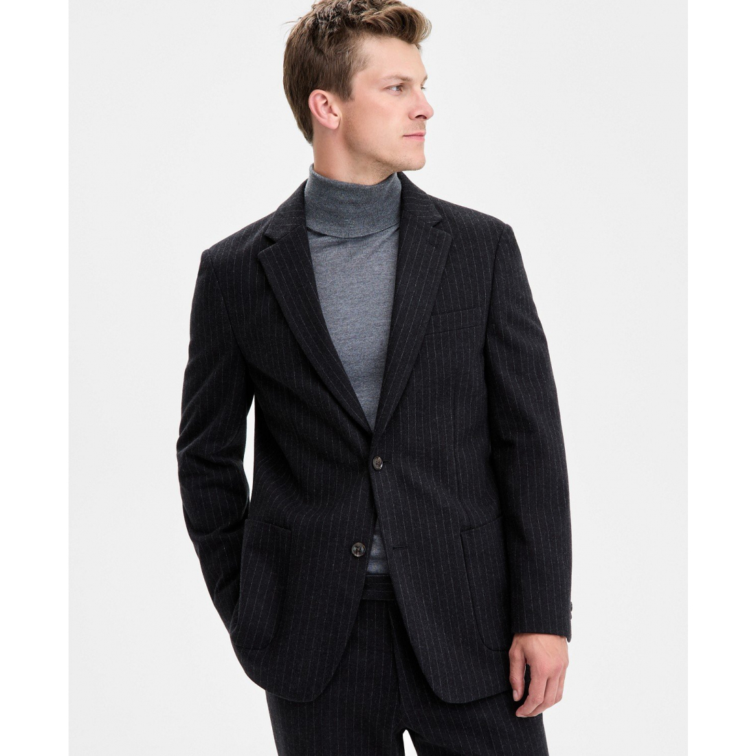 Blazer 'Modern-Fit Pinstripe' pour Hommes