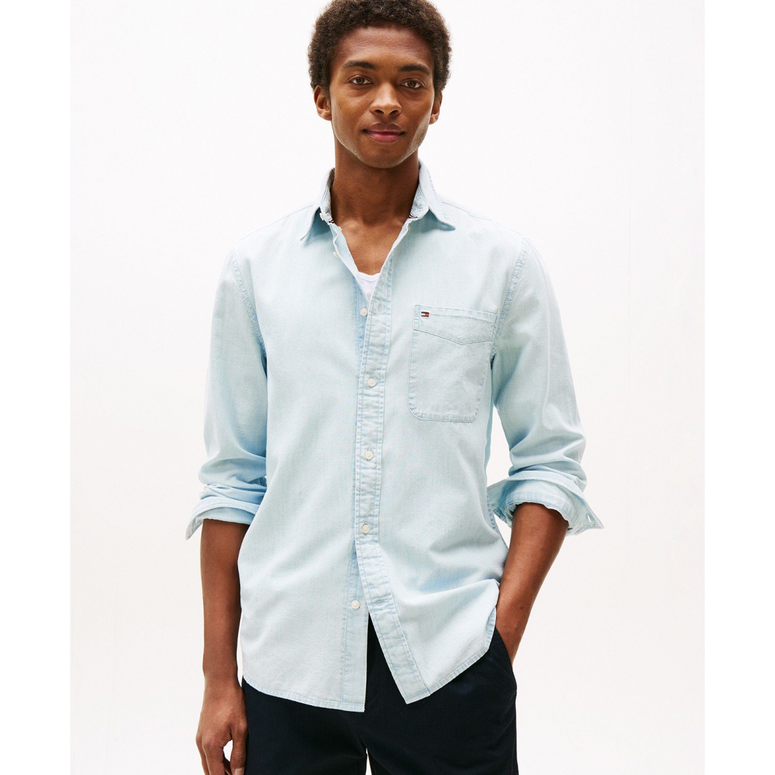 Chemise 'Regular-Fit Pocket' pour Hommes