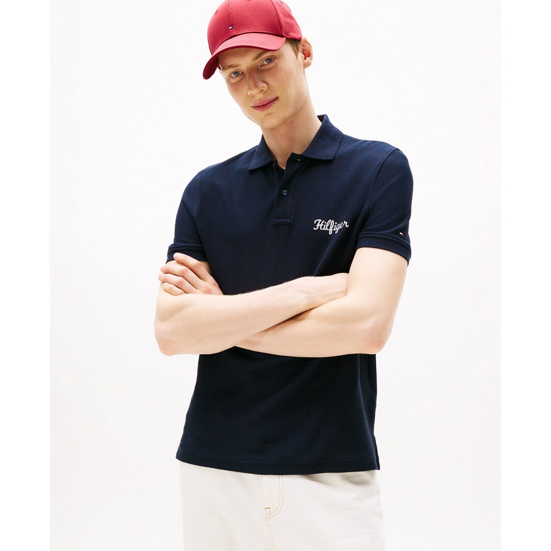 Polo 'Regular-Fit Logo Script' pour Hommes