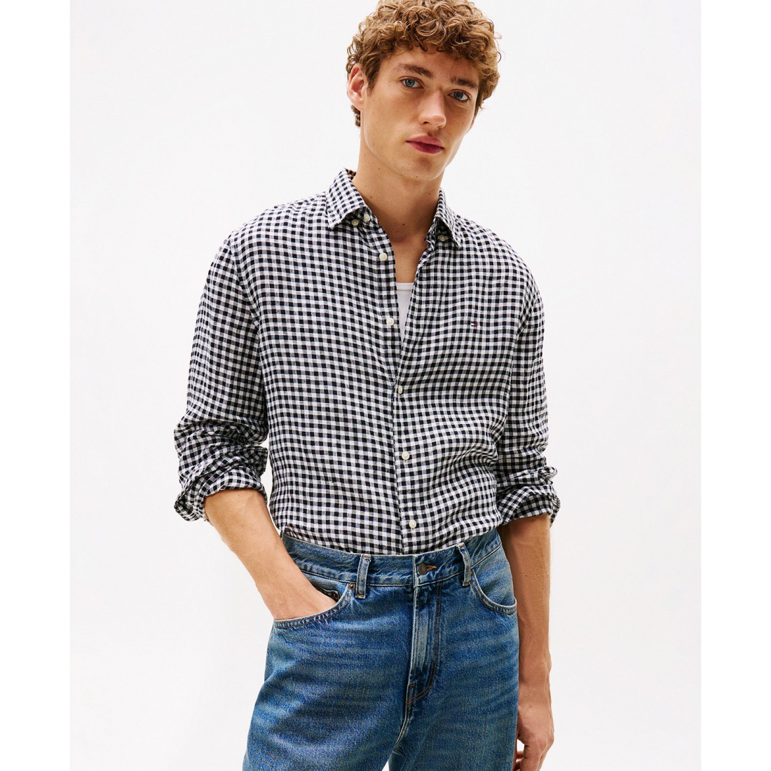 Chemise 'Gingham Button Up' pour Hommes