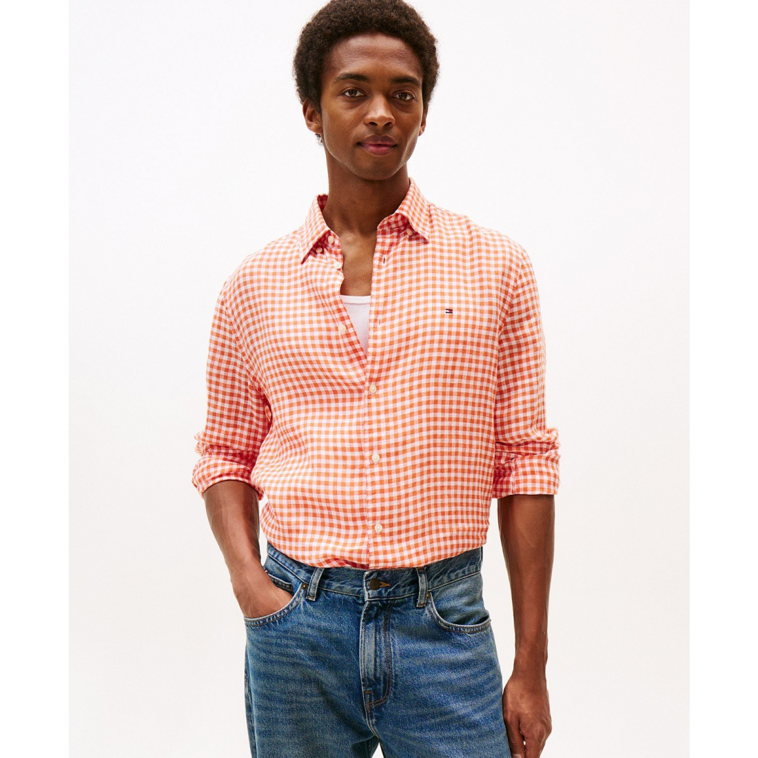 Chemise 'Gingham Button Up' pour Hommes