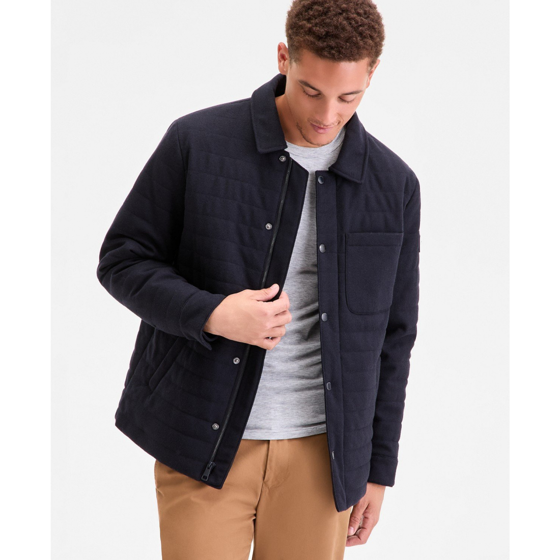 Veste 'Quilted' pour Hommes