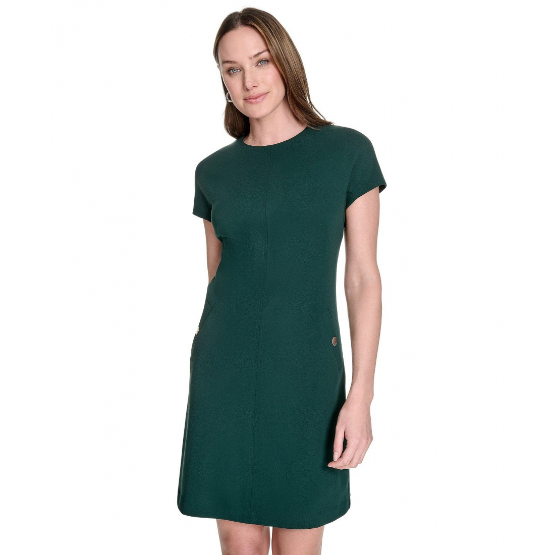 Women's 'Button-Trim Shift' Dress