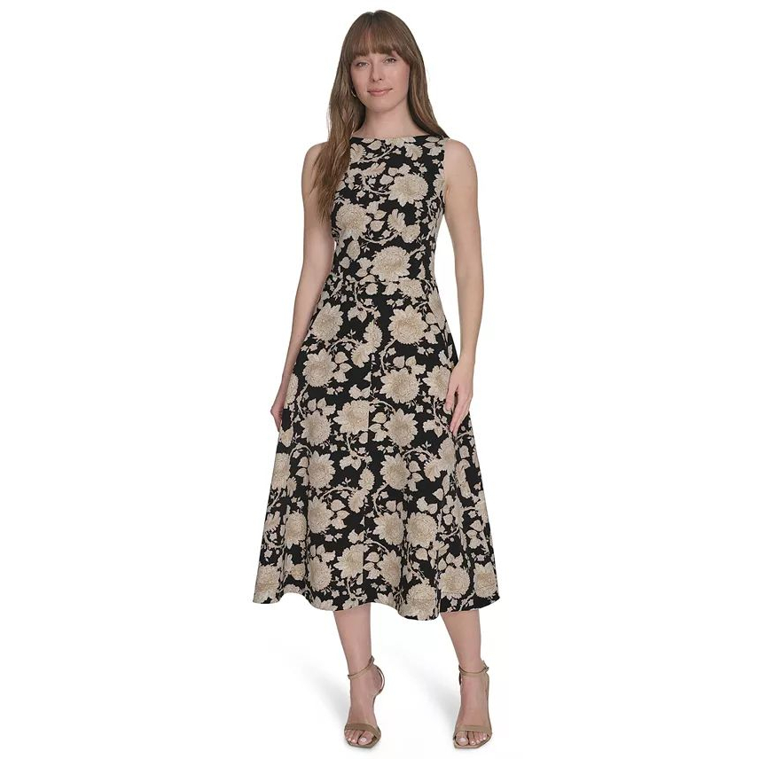 Women's 'Sleeveless Fit & Flare' Dress