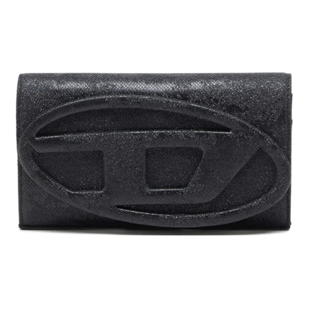 Women's '1Dr Logo-Plaque Glitter' Wallet