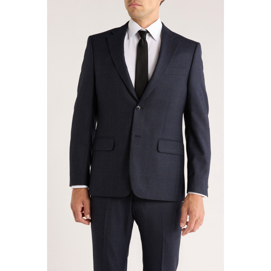 'Plaid Two-Button' Klassischer Blazer für Herren