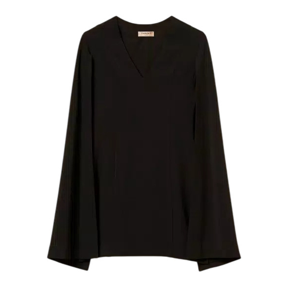 Robe mini 'Crêpe Cape' pour Femmes