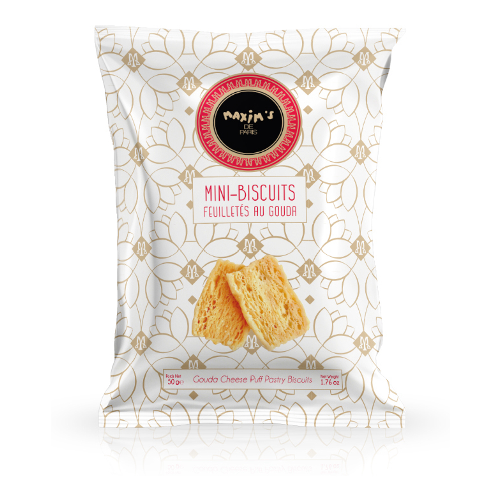 Sachet Biscuits Apéritifs Feuilletés Au Gouda
