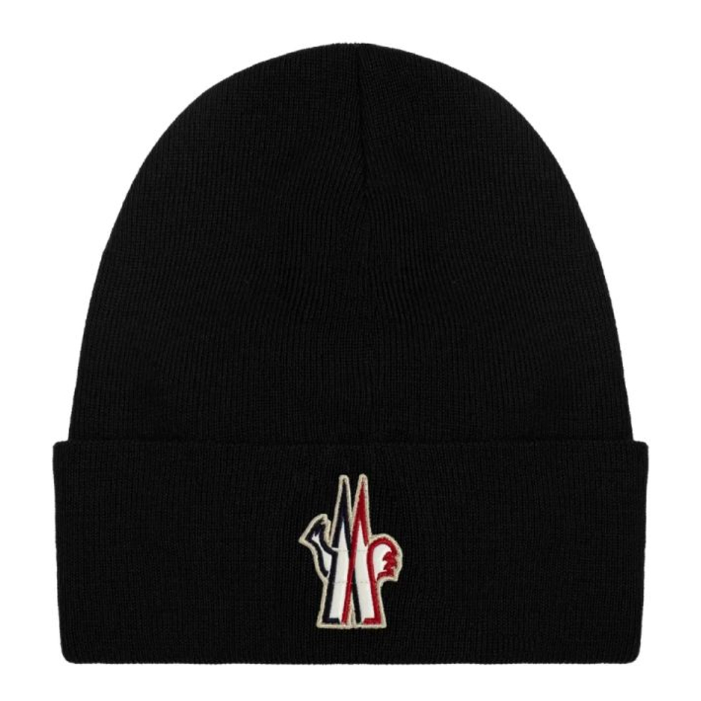 Men's 'Logo-Patch' Beanie & Scarf Set