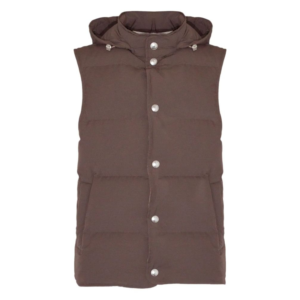 Gilet 'Hooded Button' pour Hommes