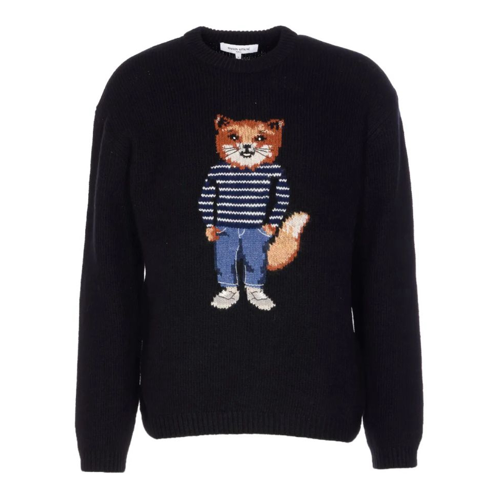 Men's 'Dressed Fox Embroidered' Sweater