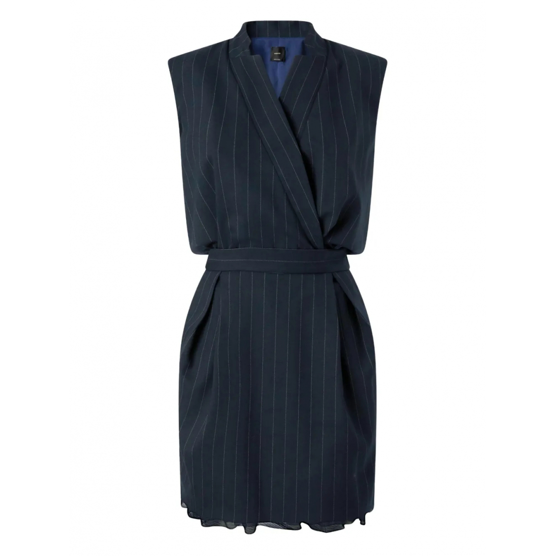 Robe mini 'Pinstripe Wrap' pour Femmes