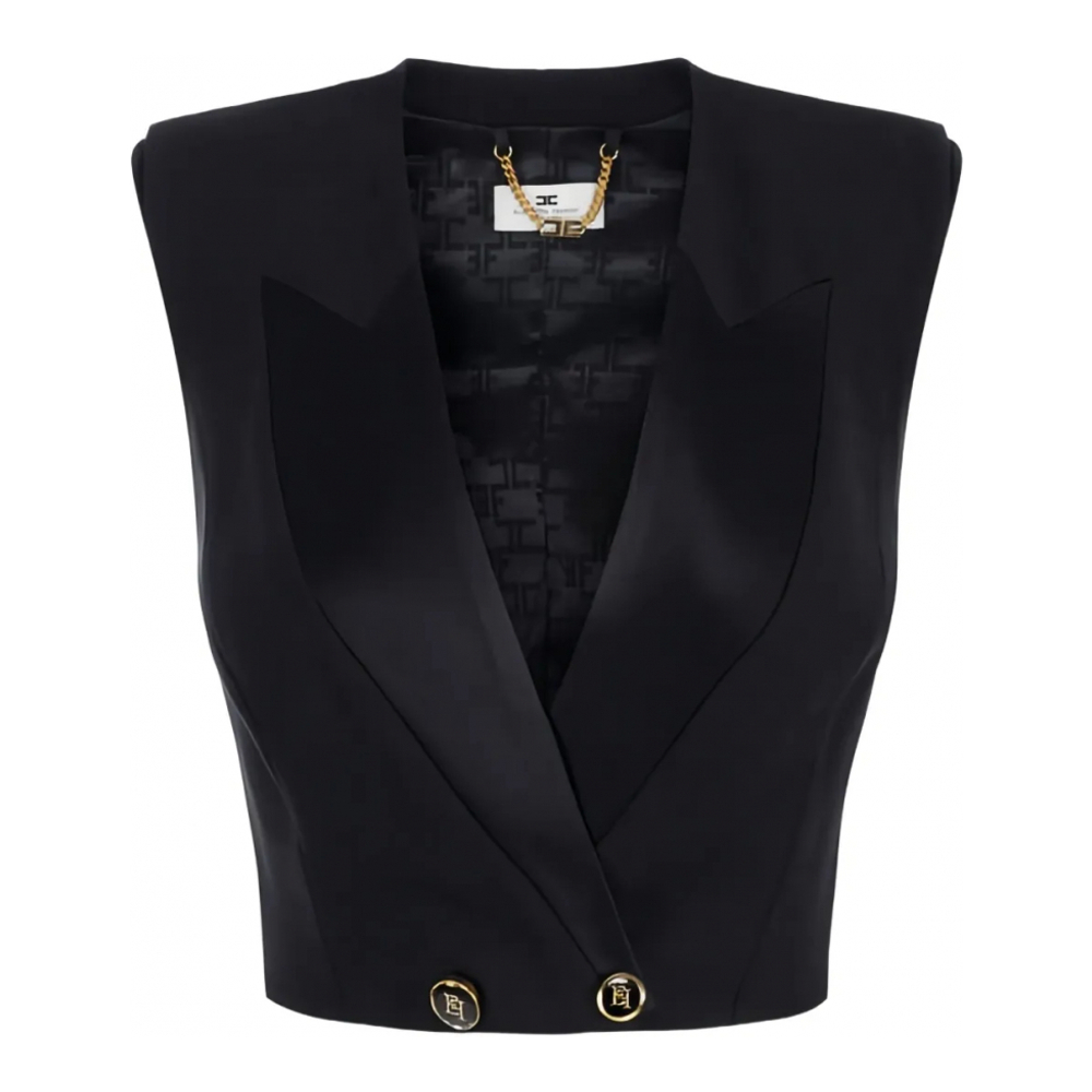 Manteau 'Satin Lapels Button' pour Femmes