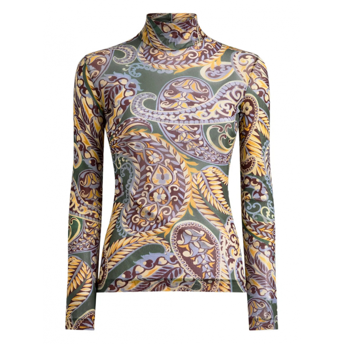 Col roulé 'Paisley' pour Femmes