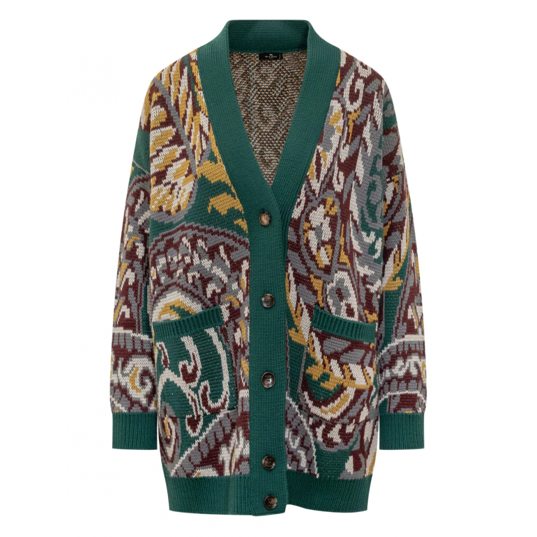 Cardigan 'Paisley-Motif Pocket' pour Femmes