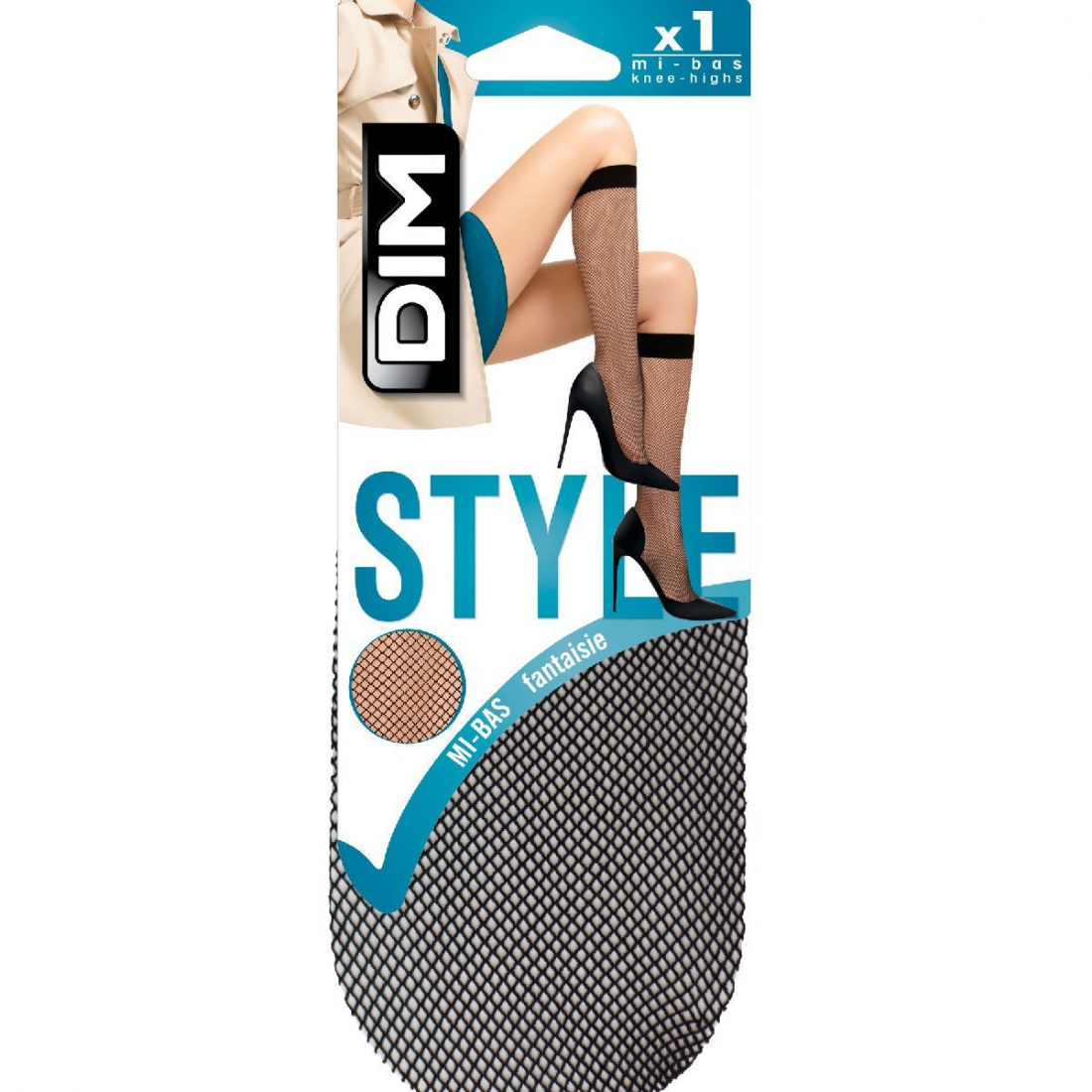 Bas 'Mi-Bas Résille Madame So' pour Femmes - 84 Den