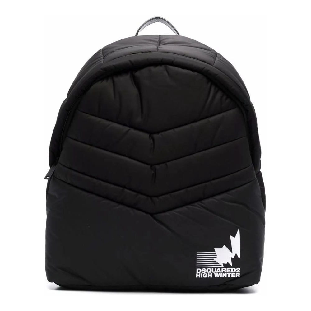 Men's 'Padded Logo-Print' Backpack