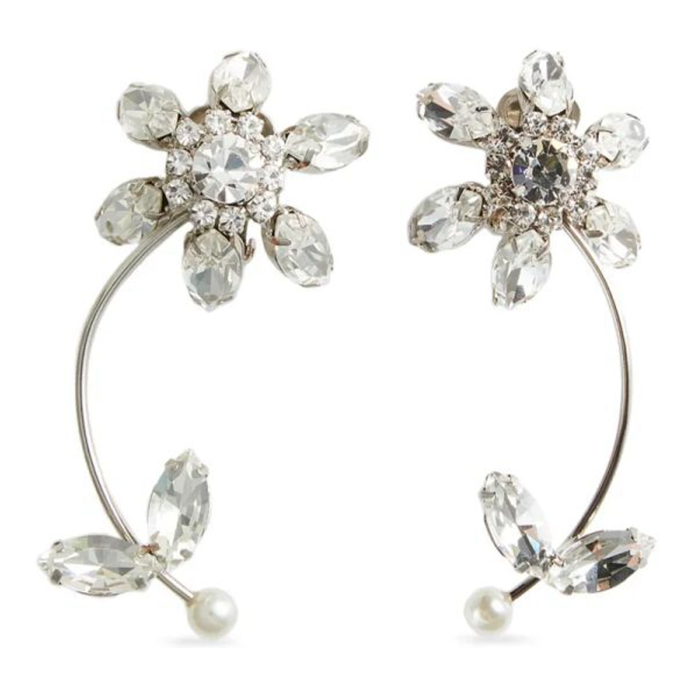 Women's 'Floral Crystal' Earrings
