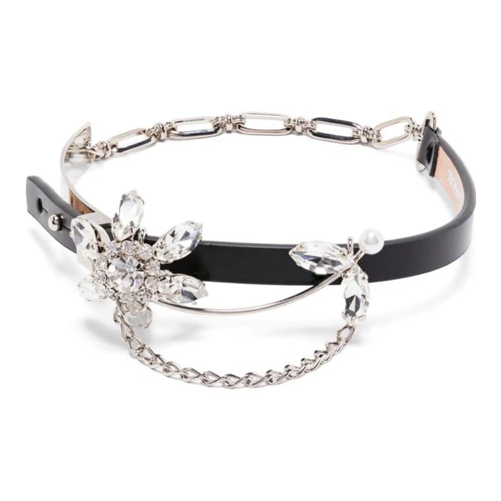 Women's 'Flower-Appliqué' Necklace