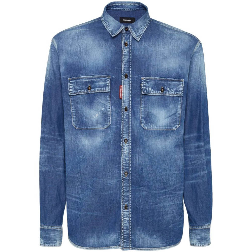 Chemise en Jean 'Dark-Wash' pour Hommes