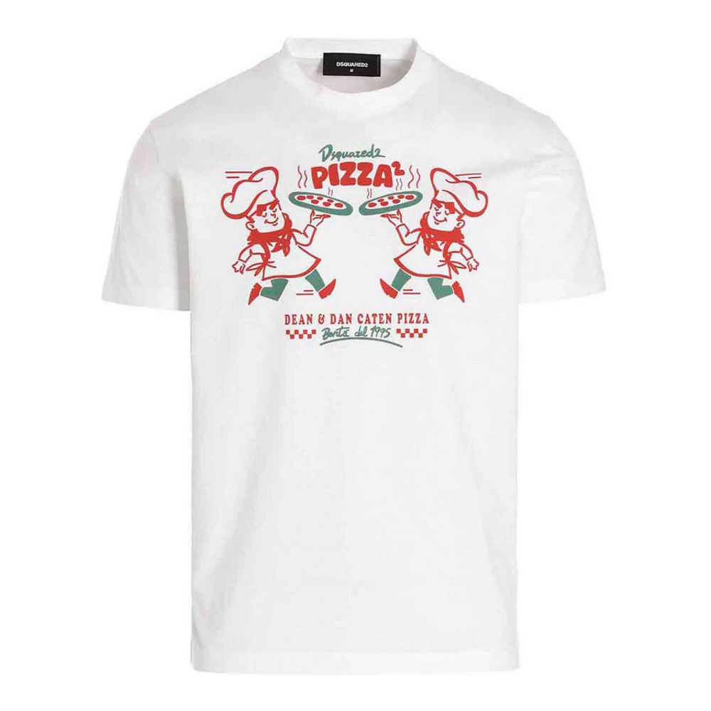 T-shirt 'Pizza Twins' pour Hommes