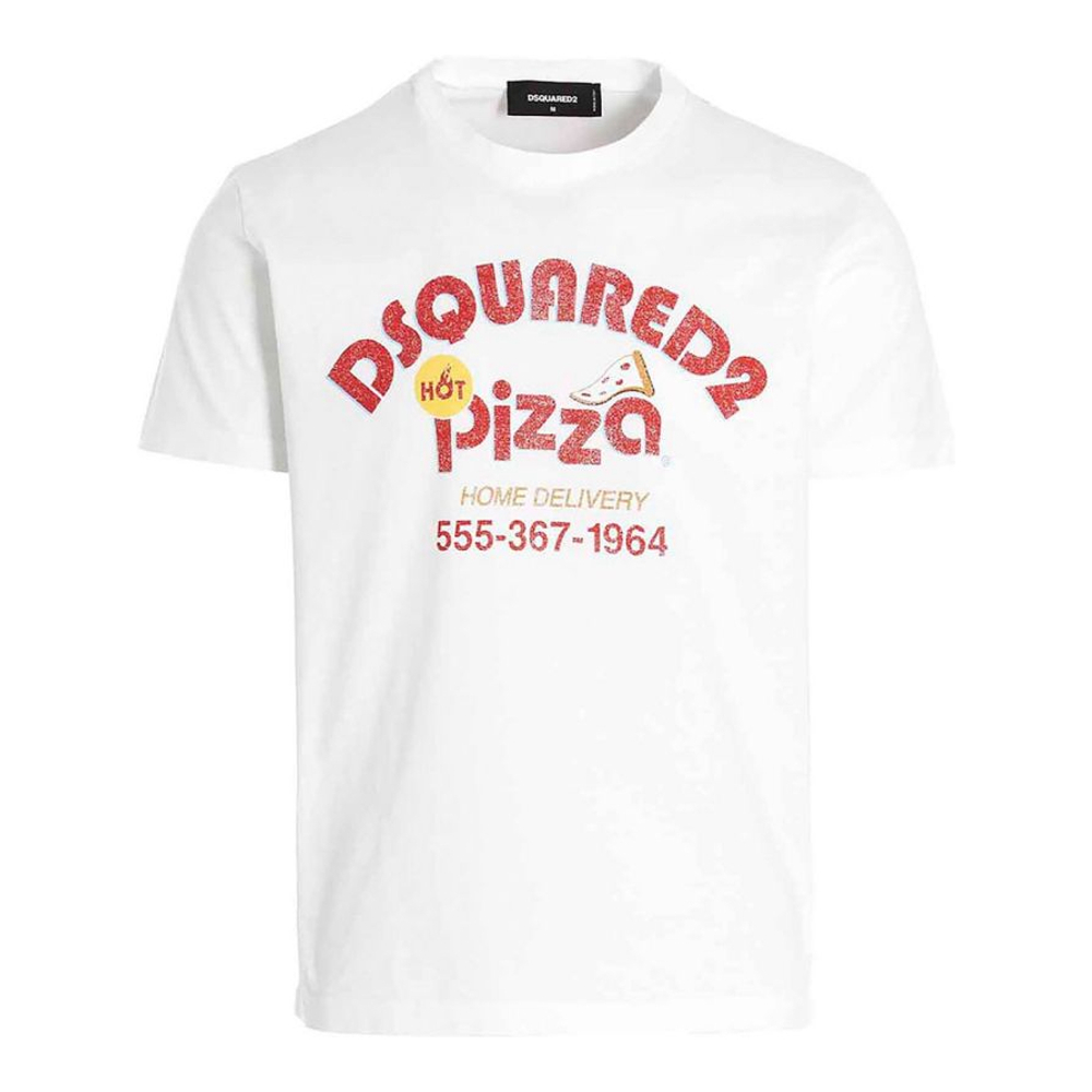 T-shirt 'Pizza' pour Hommes