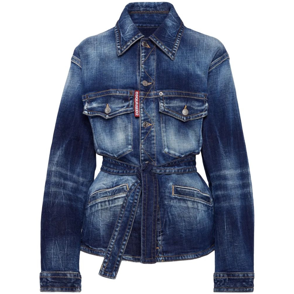 Veste en jeans 'Belted' pour Femmes