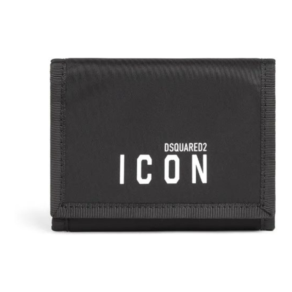 Men's 'Icon Logo-Print Folded' Wallet