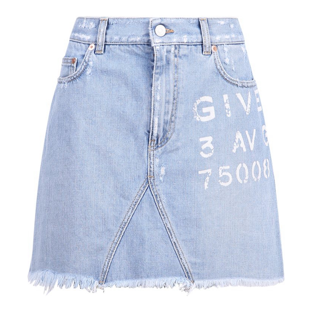Mini Jupe 'Destroyed Denim' pour Femmes