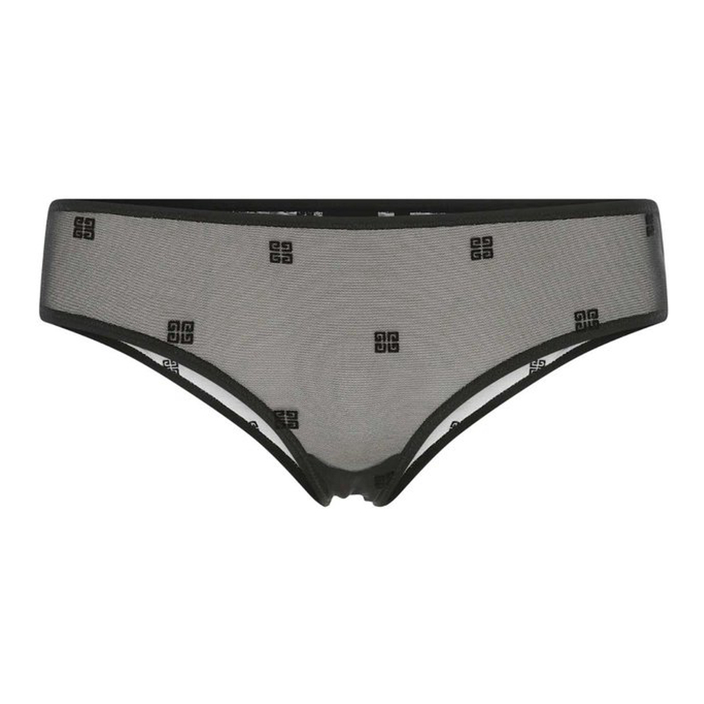 Women's 'Logo Motif Velvet' Briefs