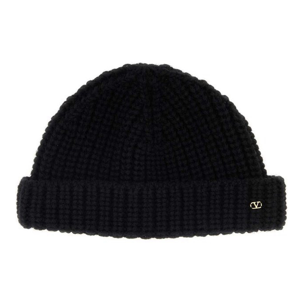 Bonnet 'Vlogo Plaque Knitted' pour Hommes