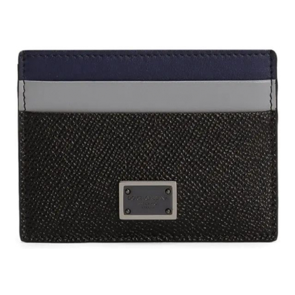 Men's 'Logo Plaque' Card Holder