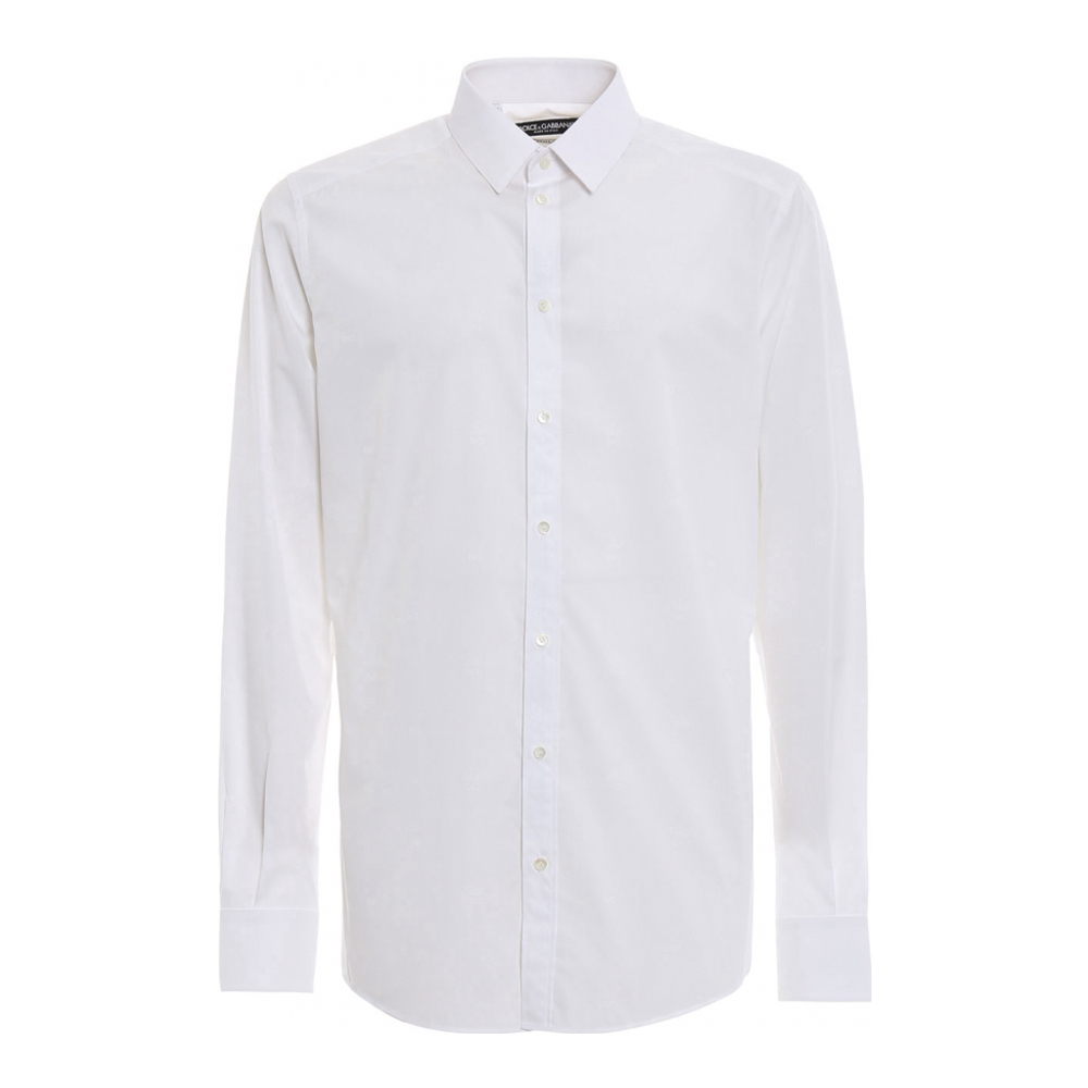 Chemise 'Logo Jacquard' pour Hommes