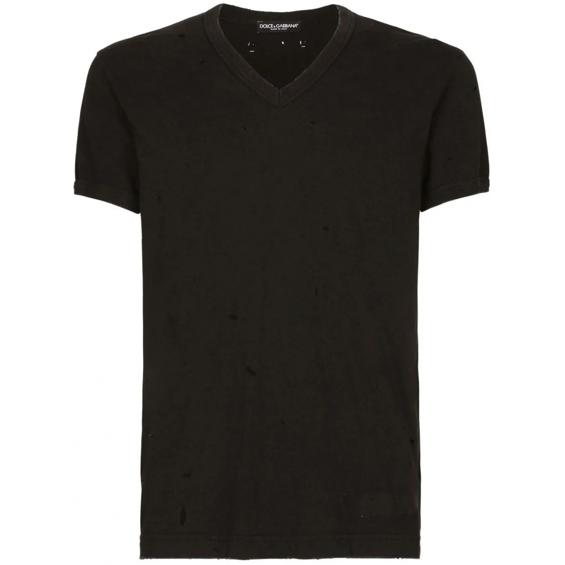 T-shirt 'Logo-Patch V-Neck' pour Hommes