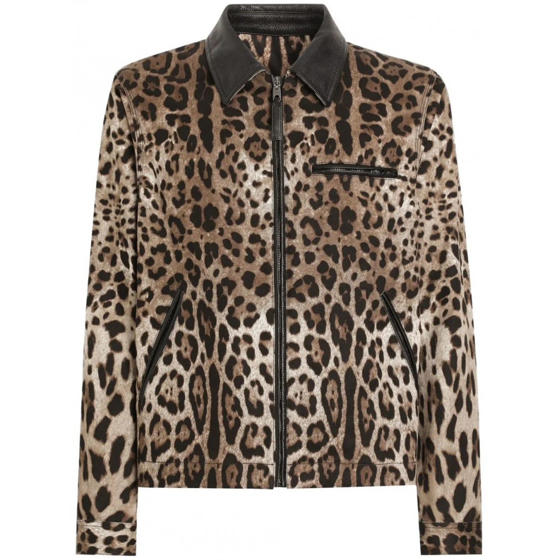 Blouson bomber 'Leopard-Print' pour Hommes