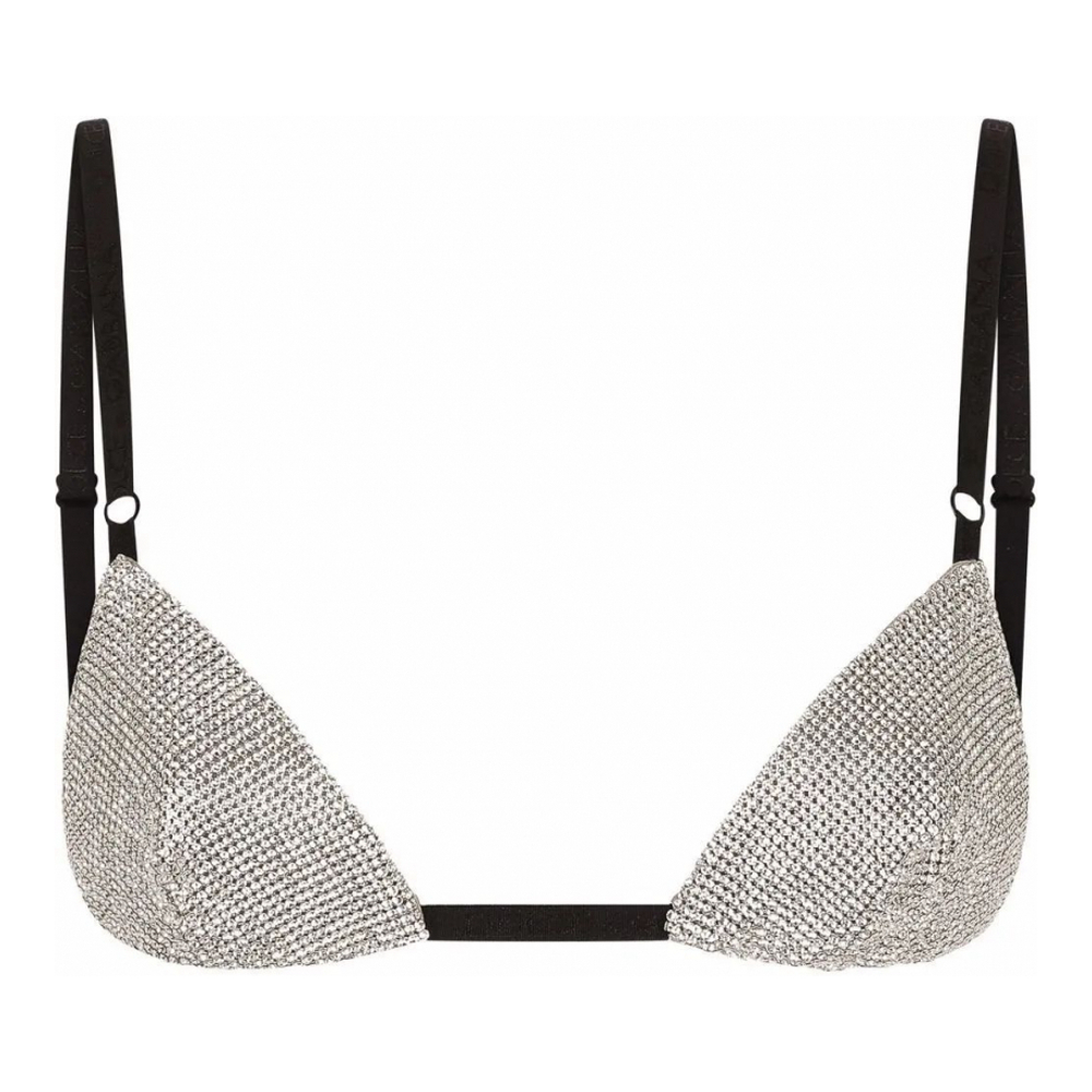 Women's 'Crystal Mesh' Triangle Bra
