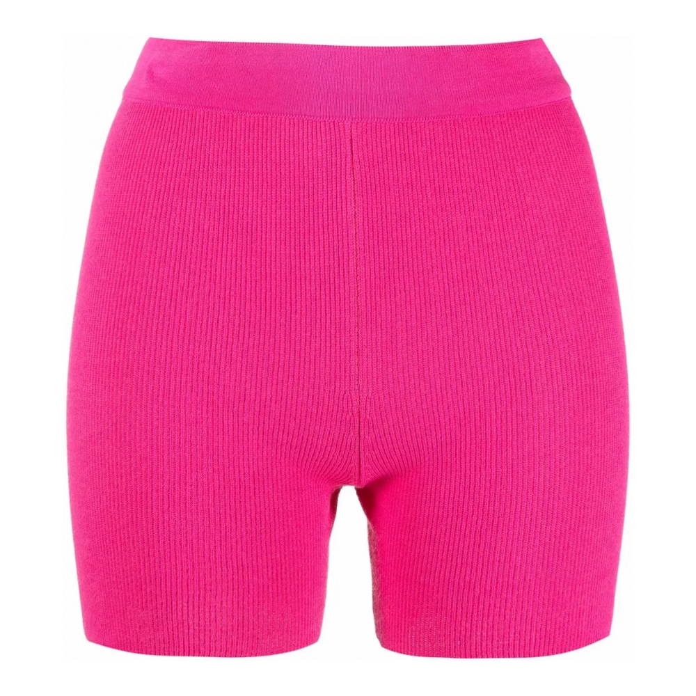 Women's 'Le Short Arancia Ribbed' Bike Shorts